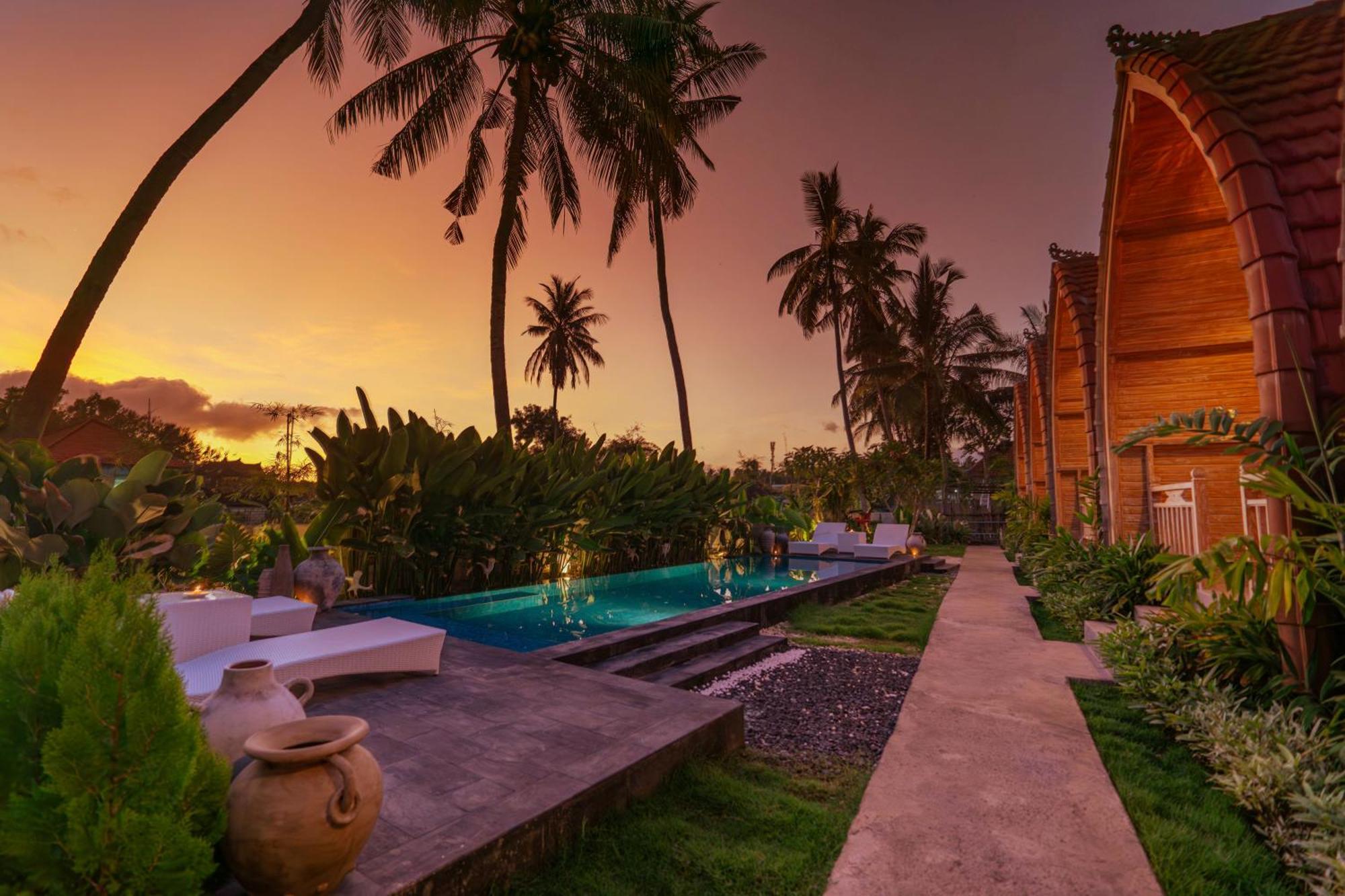Penida Green Palm Cottage By Bali Cabin Toyapakeh Экстерьер фото