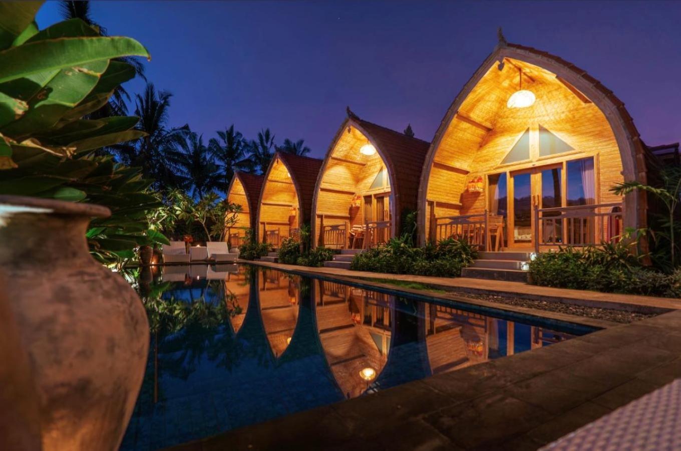 Penida Green Palm Cottage By Bali Cabin Toyapakeh Экстерьер фото